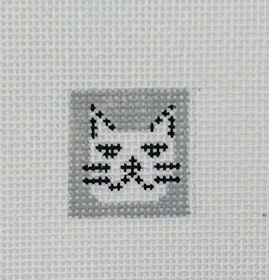 Black Kitty 1 Inch Square - BW552OKS