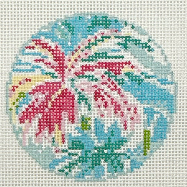 Palm Trees Round - BW2297NBL