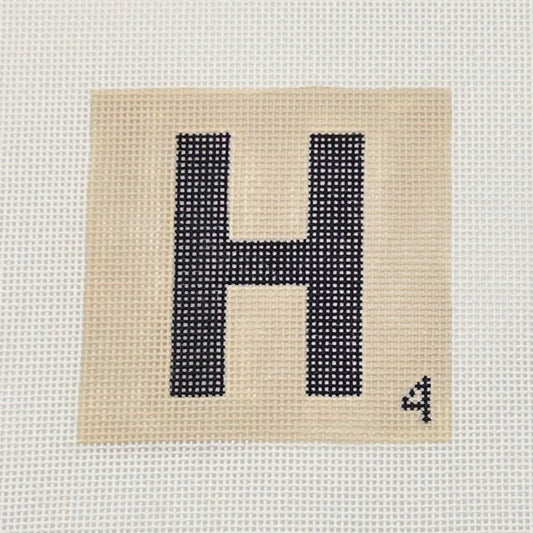 Scrabble Tile H - BW75