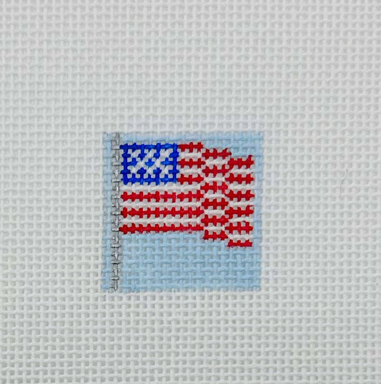 American Flag 1 Inch Square - BW571