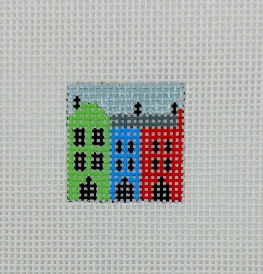 Rainbow Row 1 Inch Square - BW586
