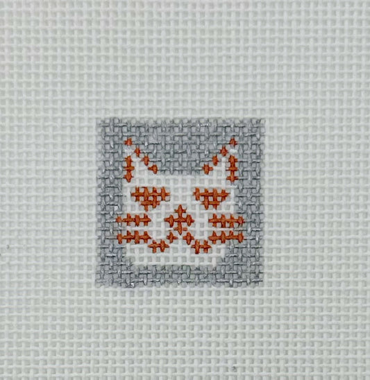 Orange Kitty 1 Inch Square - BW551OKS
