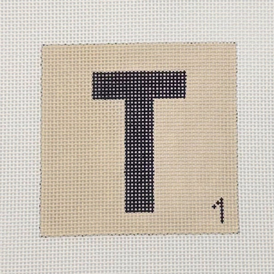 Scrabble Tile T - BW87