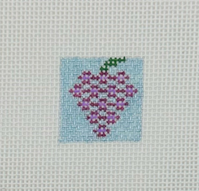 Purple Grapes 1 Inch Square - BW565