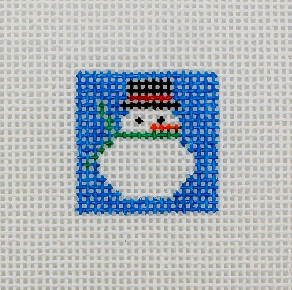 Snowman 1 Inch Square - BW506