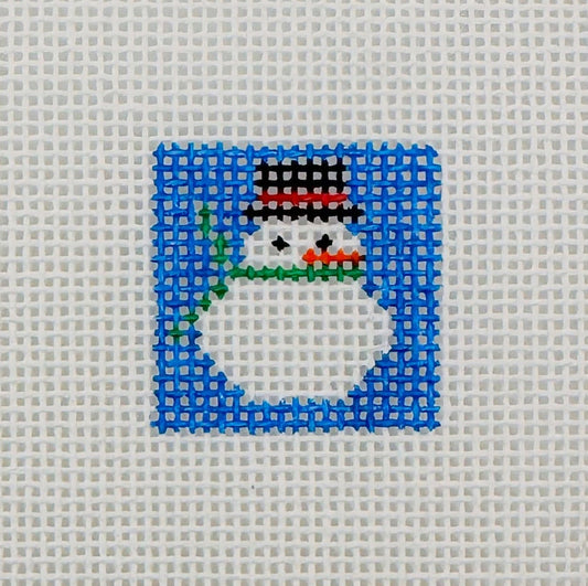 Snowman 1 Inch Square - BW506