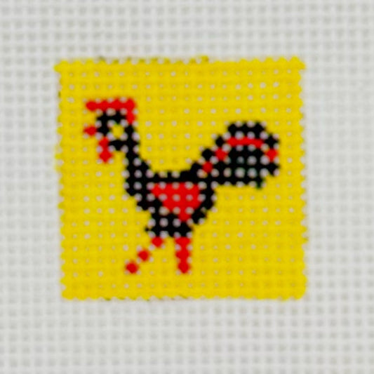 Rooster 1 Inch Square - BW635JP