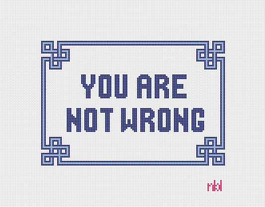 You Are Not Wrong - BW2089NBL