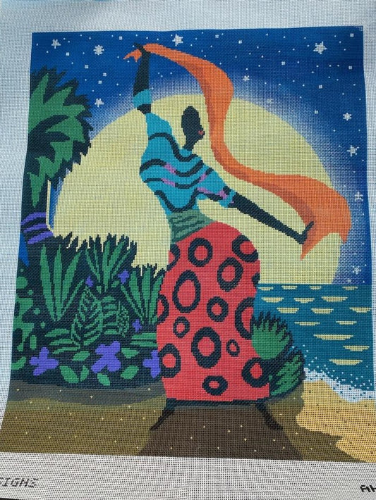 Hummel 1 - Lady in the Moonlight Canvas