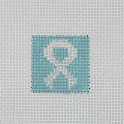 White Ribbon 1 Inch Square - BW578